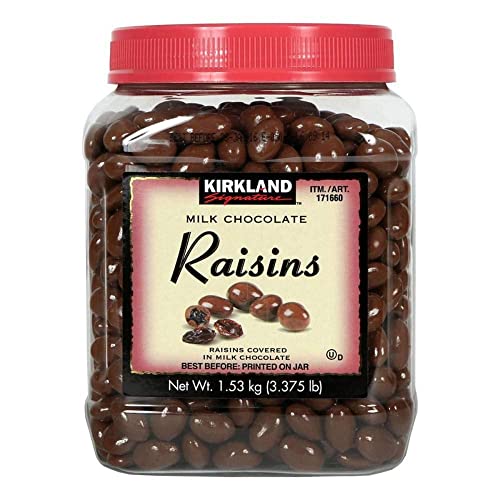 KIRKLAND SIGNATURE Milk Chocolate, Raisins, 54 Ounce