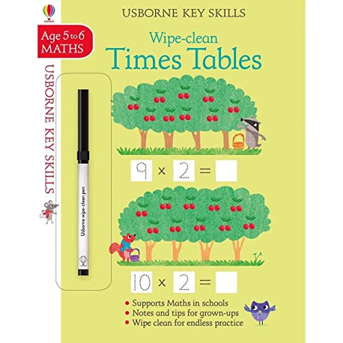 Wipe-clean Times Tables 5-6: 1 (Key Skills)