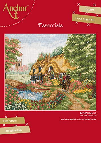 Anchor Cross Stitch Kit, Multicoloured, 15 x 20 cm