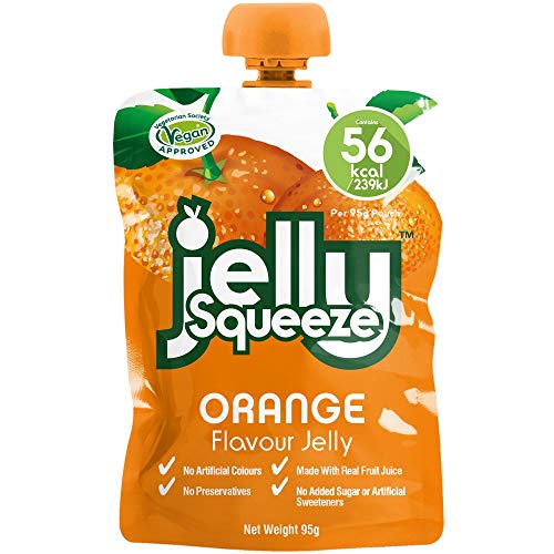 Fruitypot Orange Jelly Squeeze Pouches - 16x95g