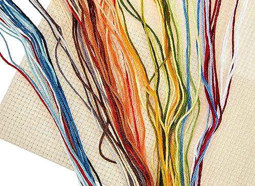 Anchor Cross Stitch Kit: Kitchen, Multi-Colour, 16 x 23cm