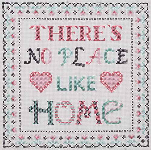 Anchor Counted Cross Stitch Kit, No Place Like Home, (w/h) 26 x 26cm