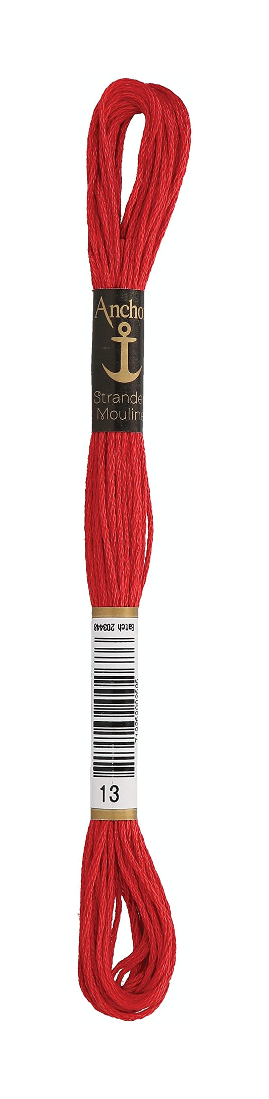 Anchor Embroidery Thread, Cotton, Laurel red, lachrot