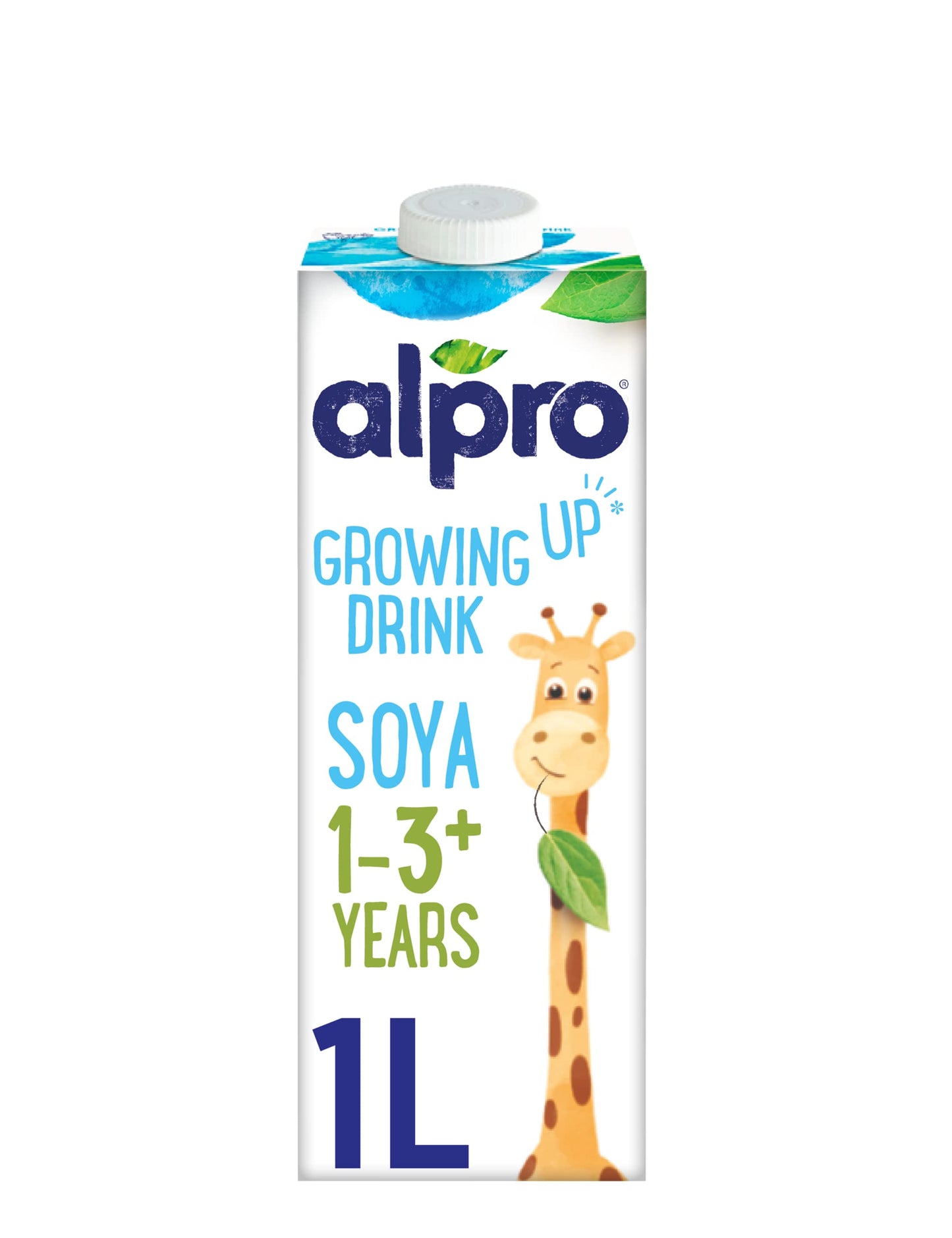 Alpro Soya Growing-Up Plant-Based Long Life Drink, Vegan & Dairy Free, 1L