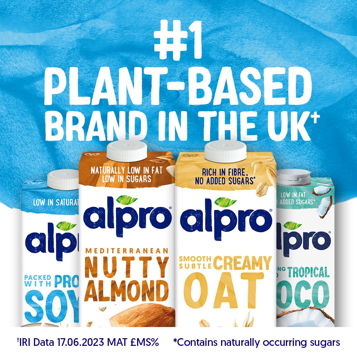 Alpro Soya Growing-Up Plant-Based Long Life Drink, Vegan & Dairy Free, 1L