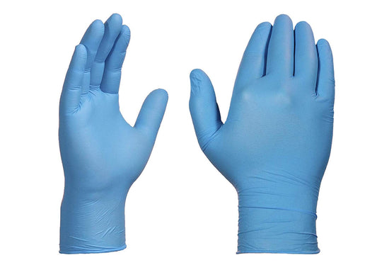Supertouch Blue Nitrile Powder Free Gloves - Extra Large - Pack of 100