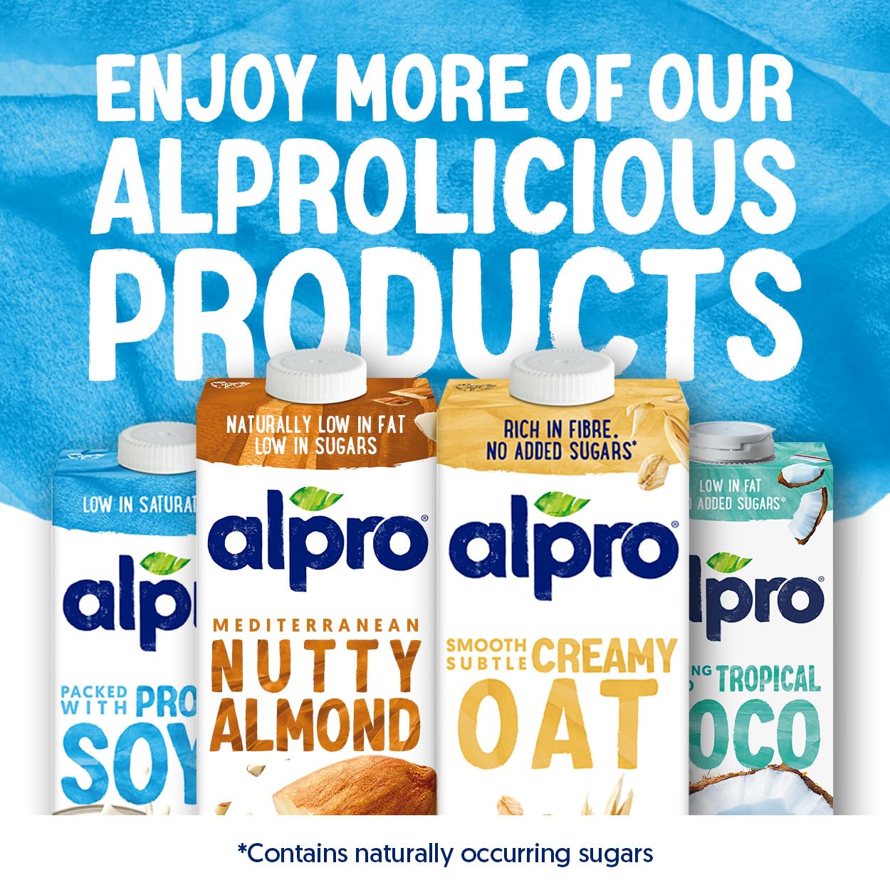 Alpro Soya Growing-Up Plant-Based Long Life Drink, Vegan & Dairy Free, 1L