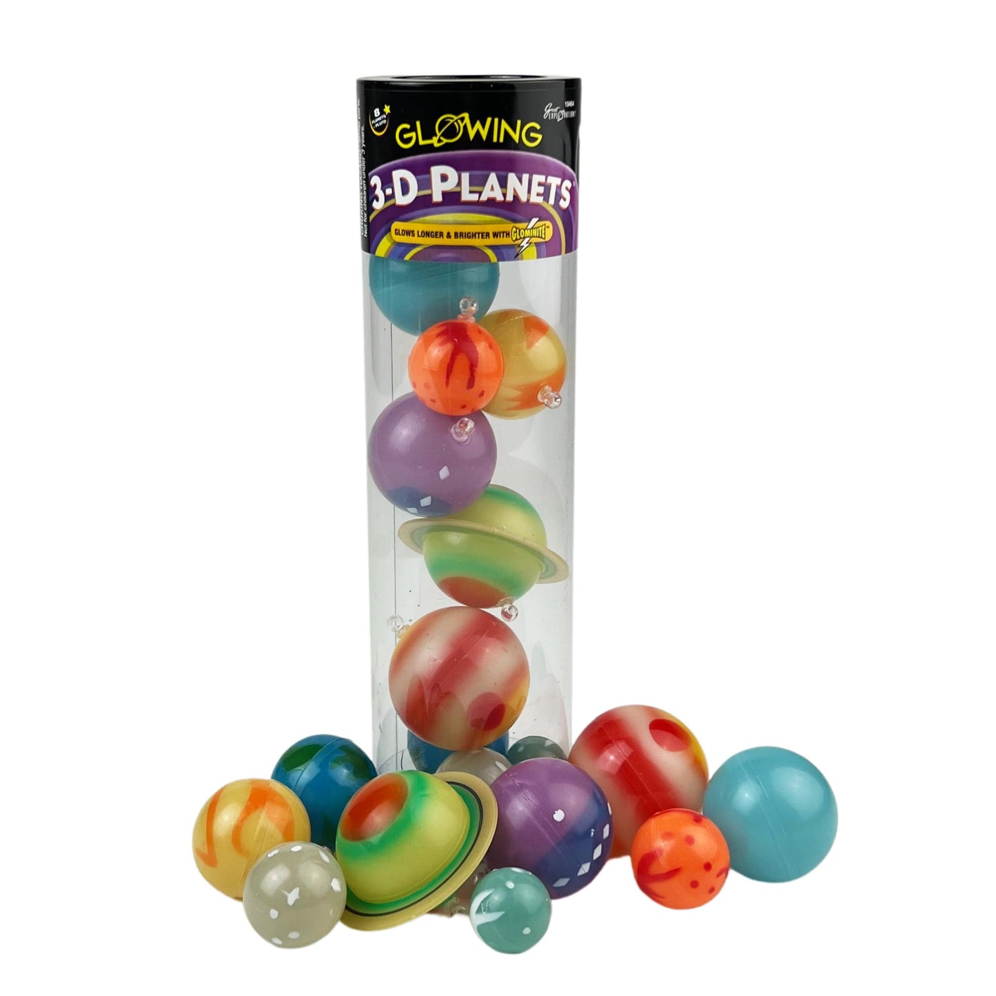 3-D Planets in a Tube Glow-in-the-Dark