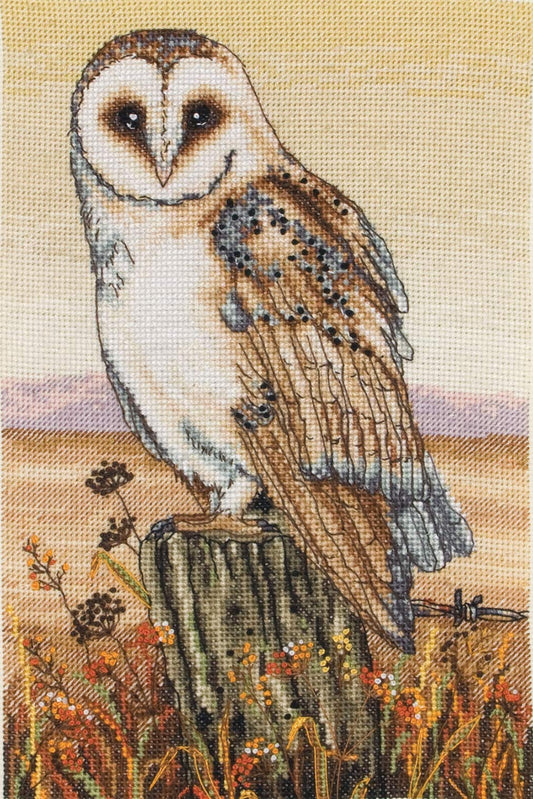 Anchor PCE604 Cross Stitch-Owl Horizon, Multi, 20 x 30cm