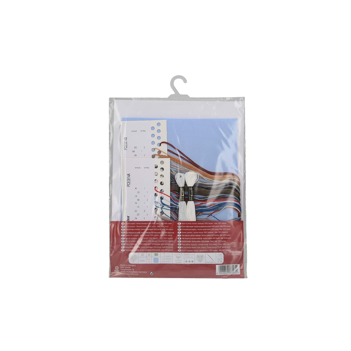 ANCHOR PCE0814 Cross Stitch Kit: Amsterdam Scene, Multi, 14 x 32cm