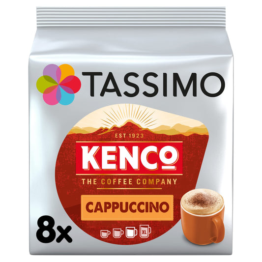 Tassimo Kenco Cappuccino Coffee Pods, (16 pods, 8 servings)