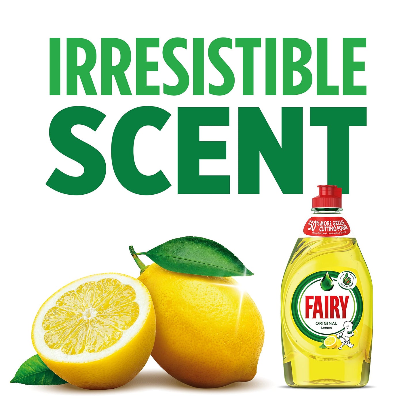 Fairy Lemon Washing Up Liquid, 654ml