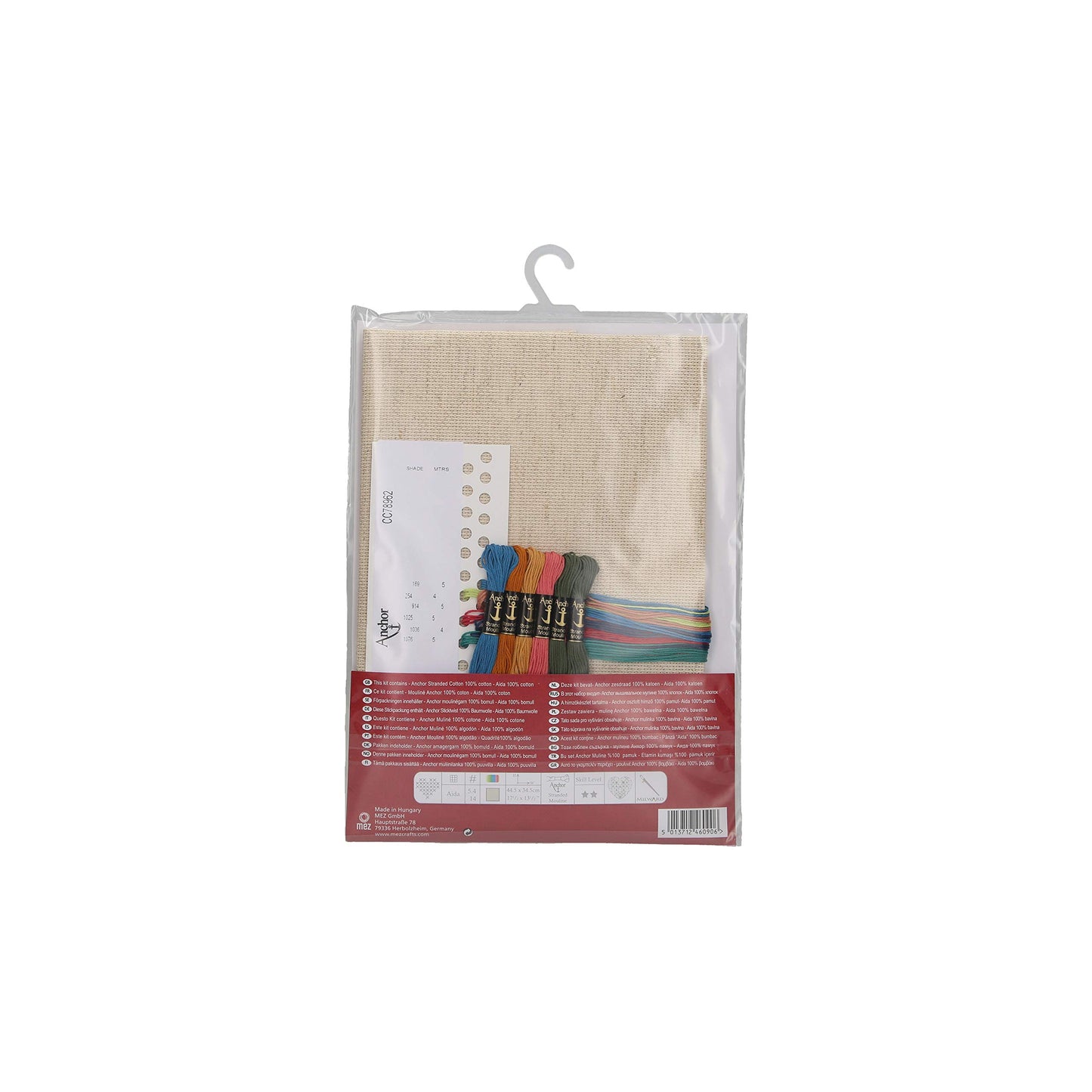 Anchor CC78962 Cross Stitch Kit: Victorian Sampler, Multi-Colour, 34.5 x 44.5cm