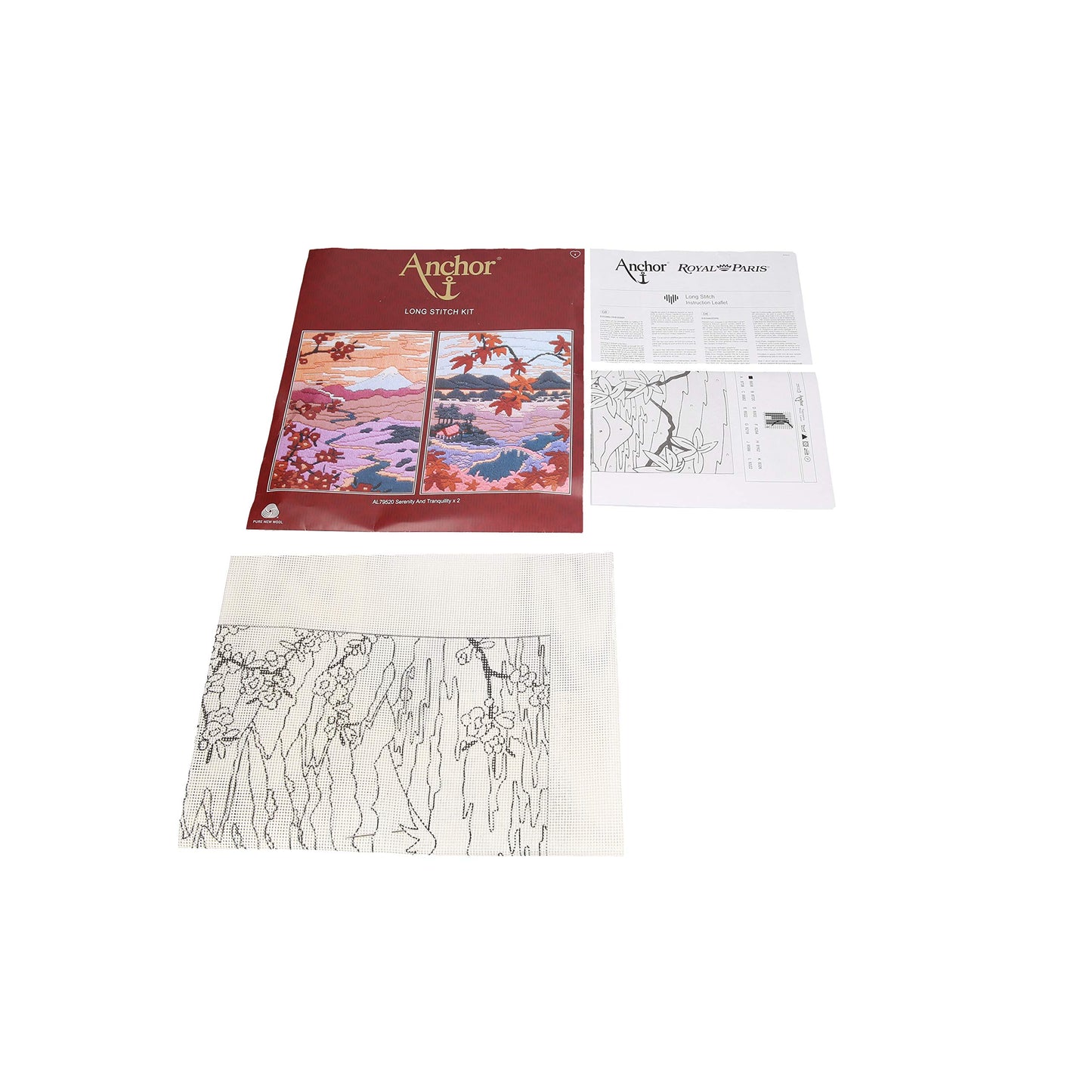 Anchor LS SerenityTranquillity, Set of 2, Assorted