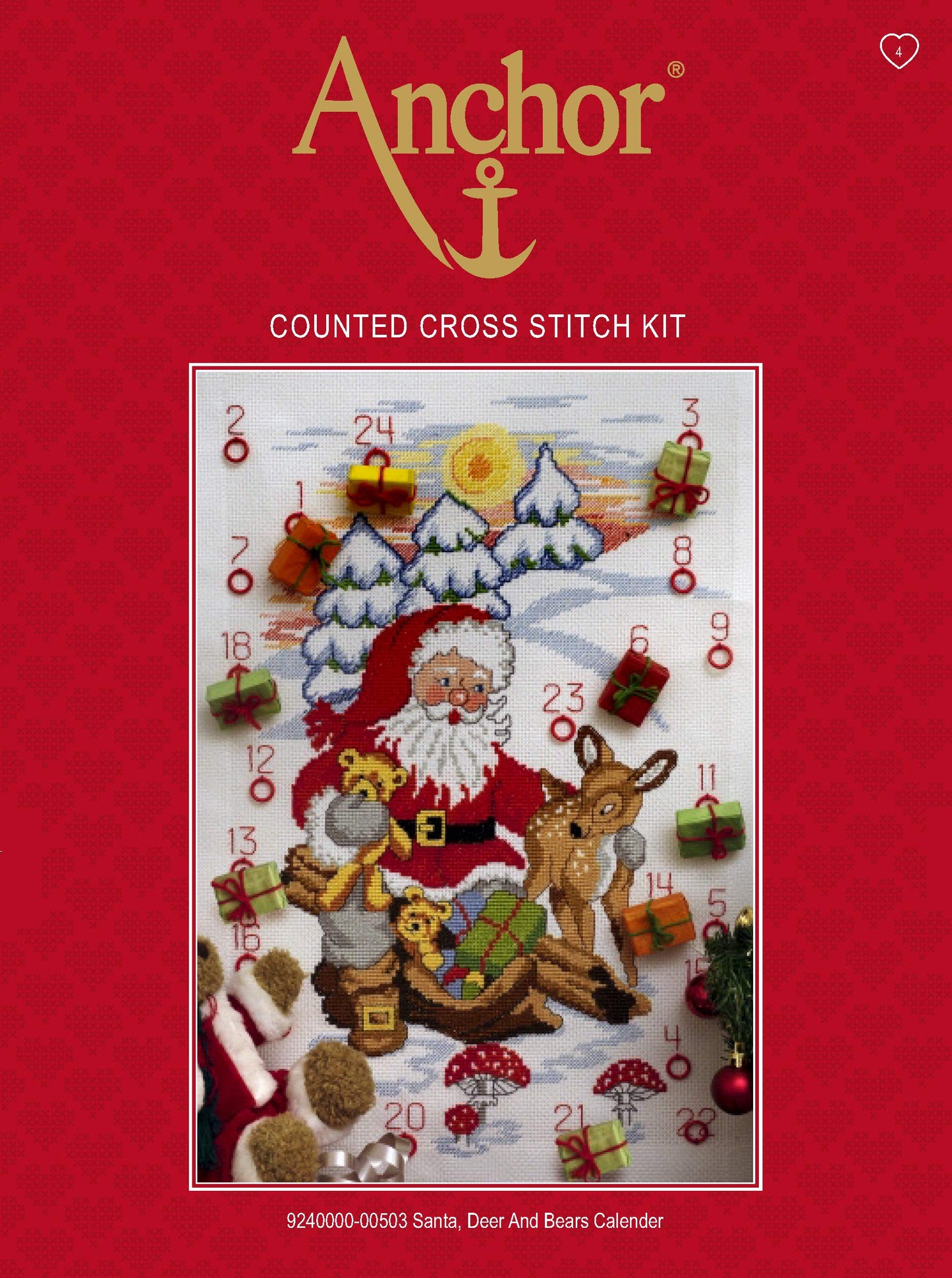 Anchor Cross Stitch Kit: My Garden, Multi-Colour, 20 x 24cm