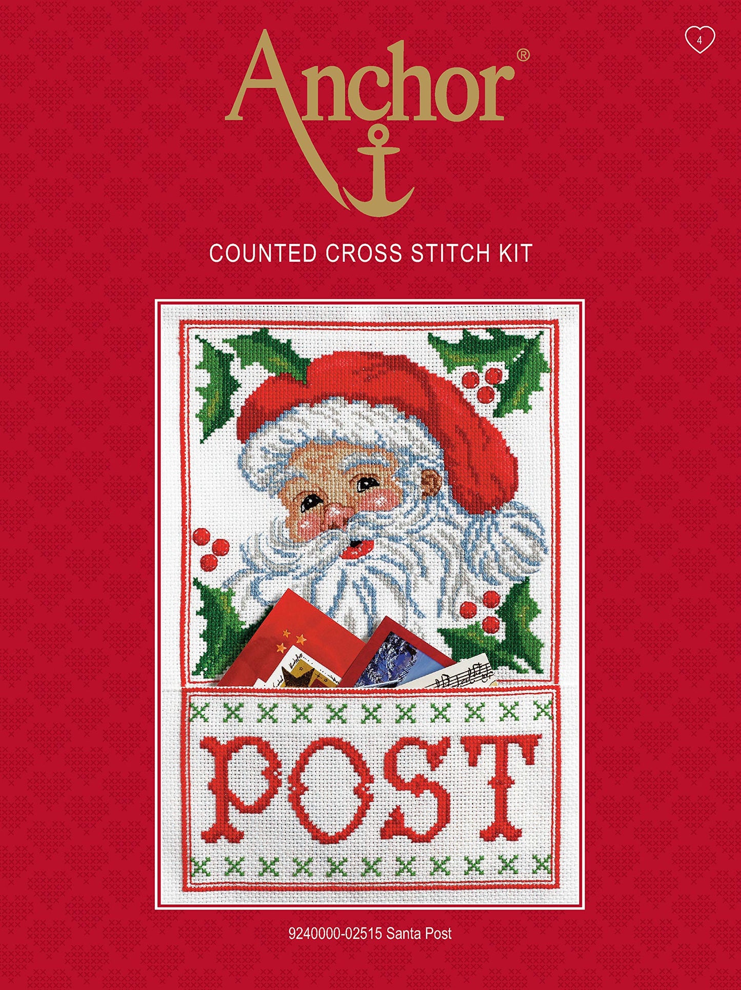 Anchor Counted Cross Stitch Kit: Essentials: Teddy Birth Sampler, Multi, 18 x 18cm