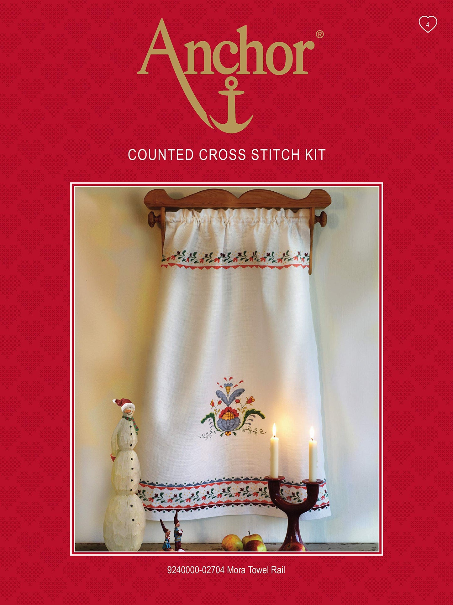 Anchor CC78962 Cross Stitch Kit: Victorian Sampler, Multi-Colour, 34.5 x 44.5cm