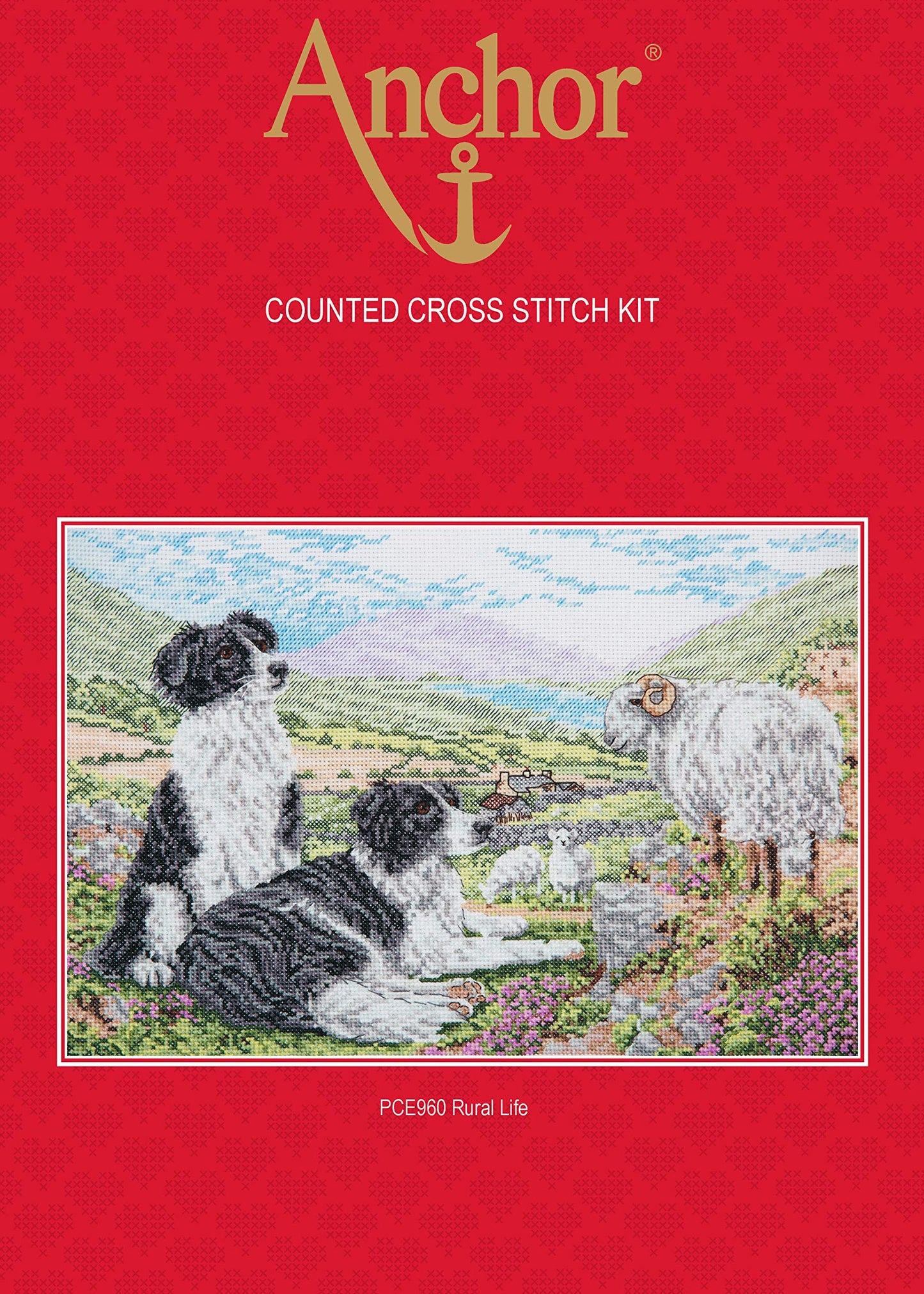 Anchor Counted Cross Stitch Kit: Essentials: Rural Life, Multi, 20 x 30cm