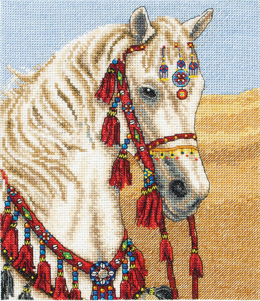 Anchor Cross Stitch Kit: Arabian Horse, Multi, 16.5 x 19.5cm